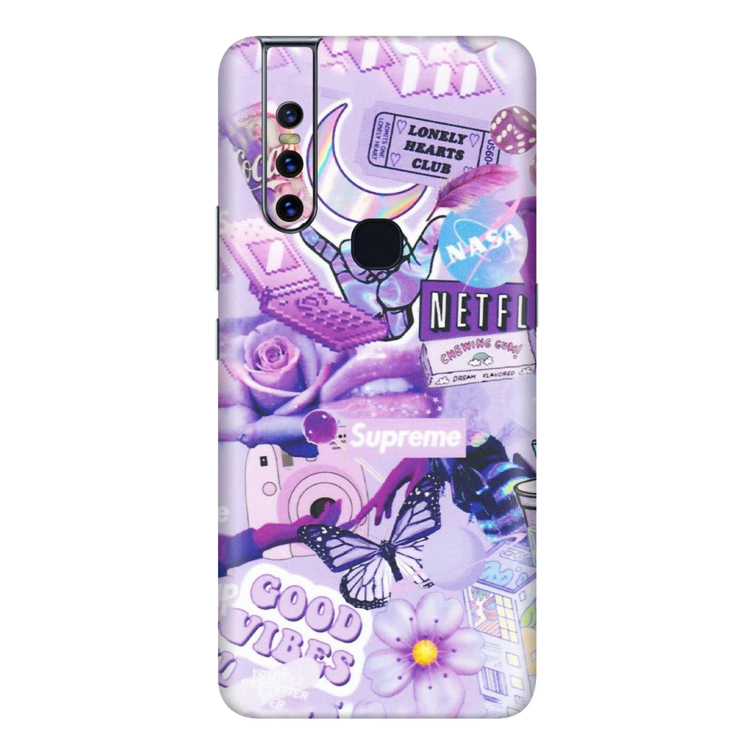VIVO Z/V/X/T/U/S Series Phone Skins (All Models) - Supreme Purple Magic - Matte Finish (M-88) Vivo V15