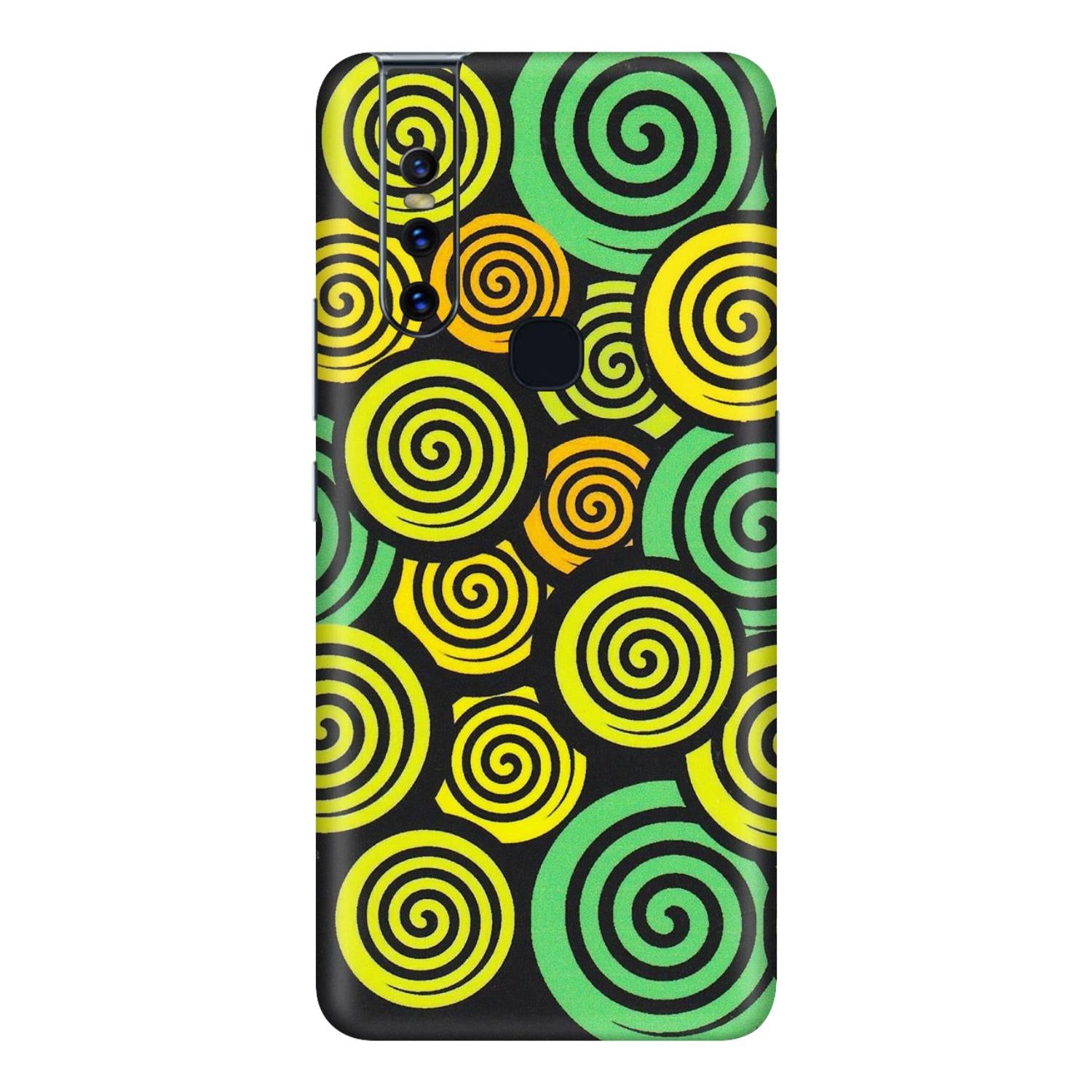 VIVO Z/V/X/T/U/S Series Phone Skins (All Models) - Crazy Spiral - Matte Finish (M-91) Vivo V15