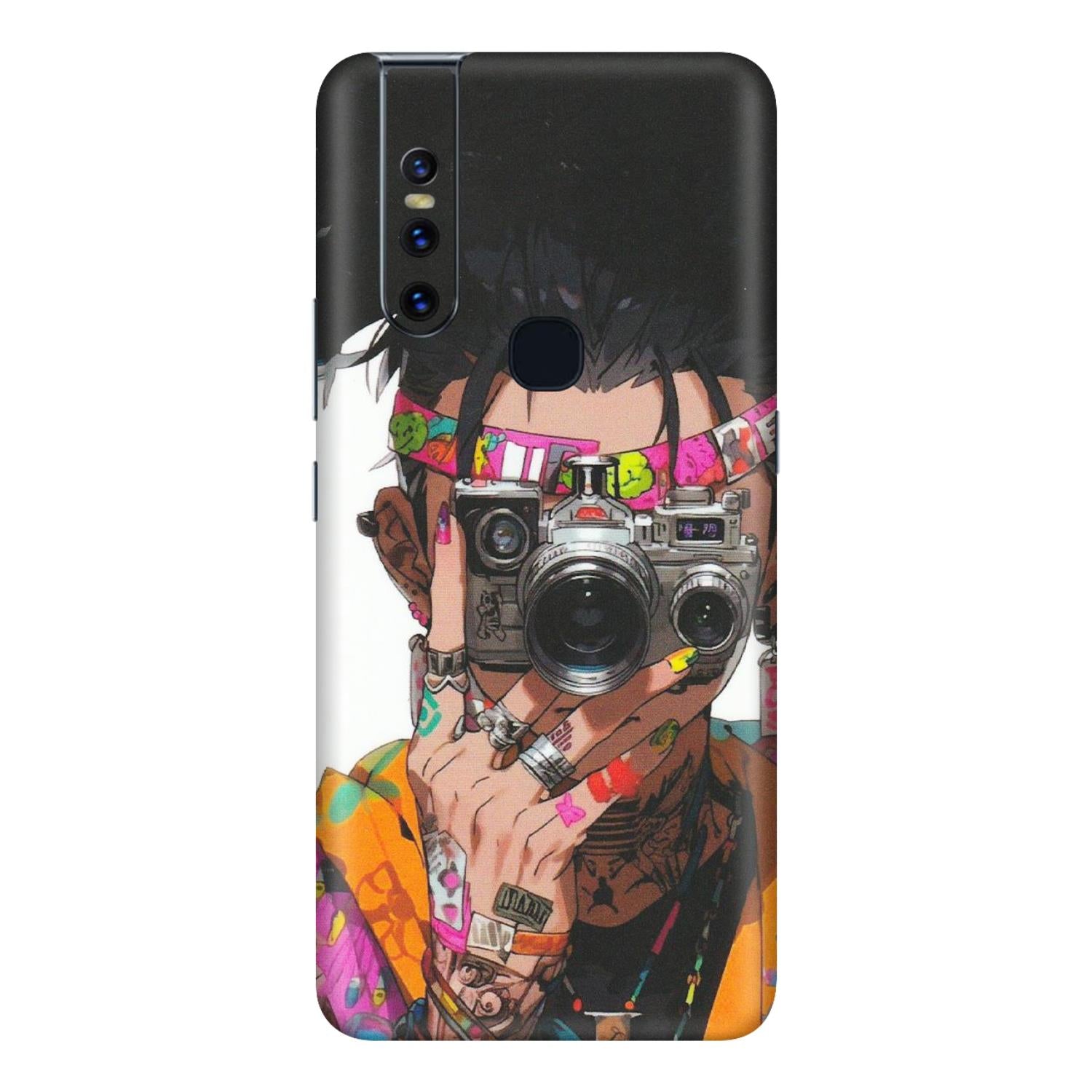VIVO Z/V/X/T/U/S Series Phone Skins (All Models) - Camera Lover Girl - Matte Finish (M-09) Vivo V15