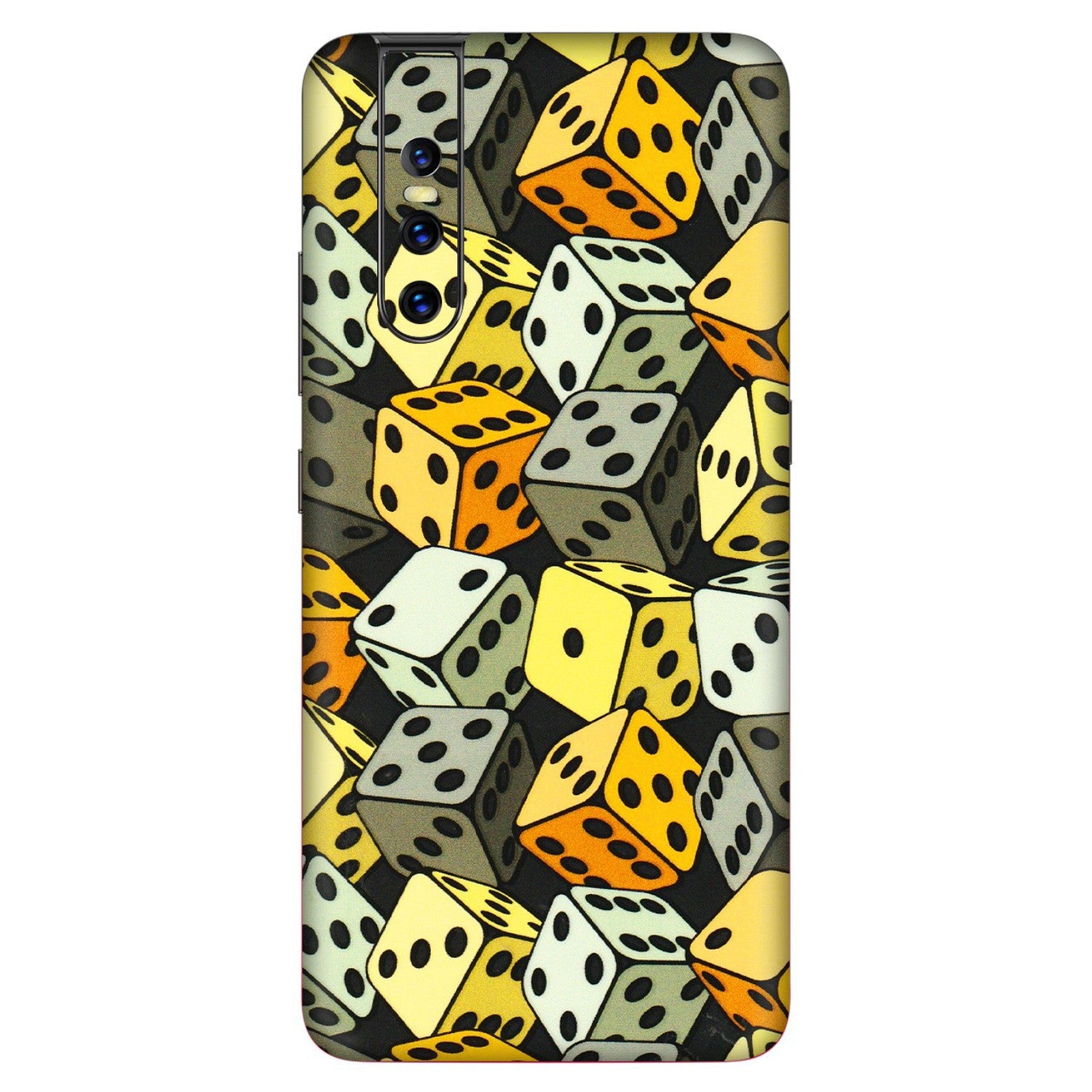 VIVO Z/V/X/T/U/S Series Phone Skins (All Models) - Dices Of Life - 3D Embossed Finish (L-04) Vivo V15 Pro