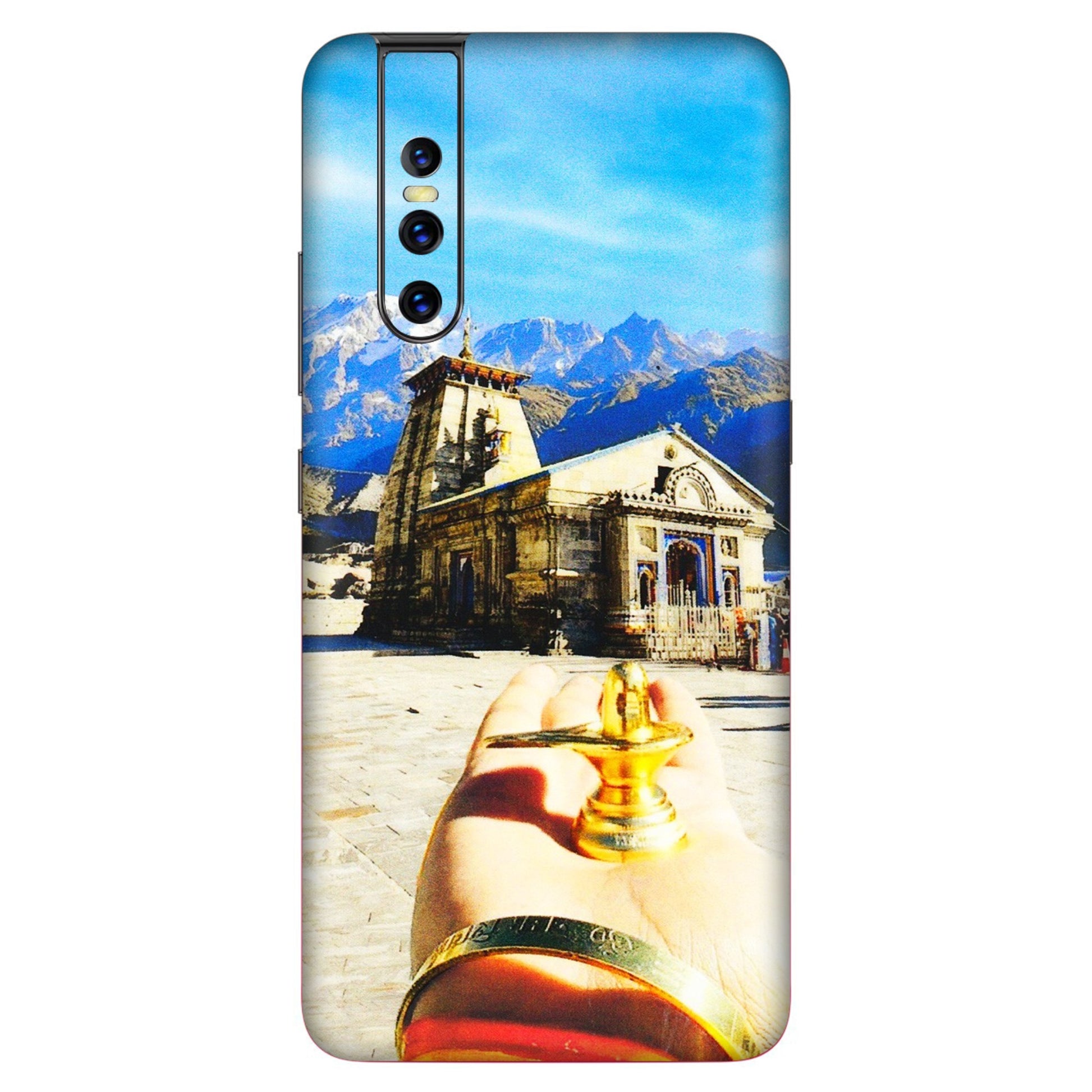VIVO Z/V/X/T/U/S Series Phone Skins (All Models) - Beauty of Kedarnath - 3D Embossed Finish (L-108) Vivo V15 Pro