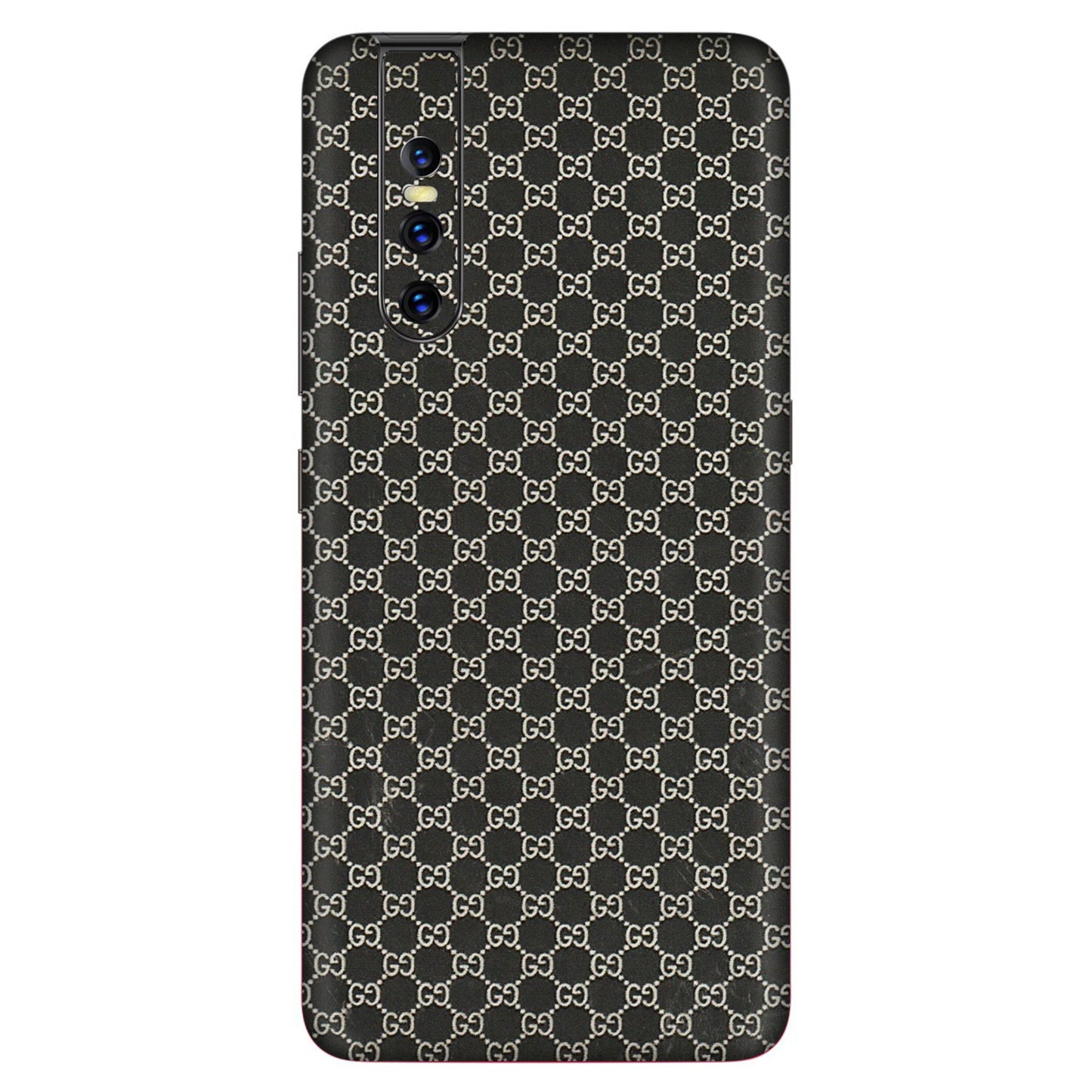 VIVO Z/V/X/T/U/S Series Phone Skins (All Models) - Black G Print - 3D Embossed Finish (L-109) Vivo V15 Pro