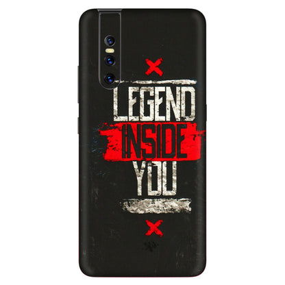 VIVO Z/V/X/T/U/S Series Phone Skins (All Models) - Legend Inside You - 3D Embossed Finish (L-186) Vivo V15 Pro