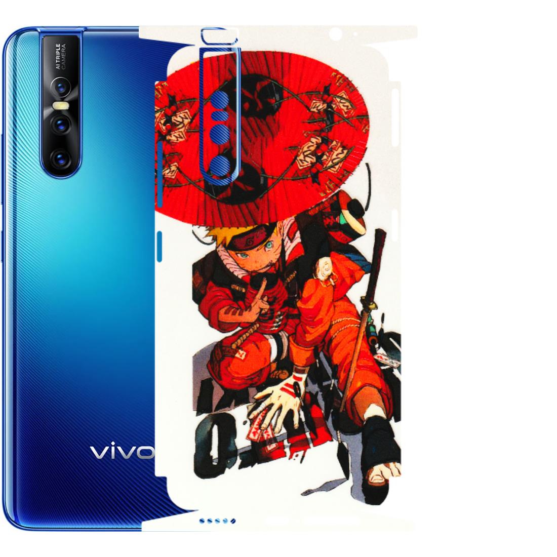 VIVO Z/V/X/T/U/S Series Phone Skins (All Models) - Naruto - 3D Embossed Finish (L-208) Vivo V15 Pro