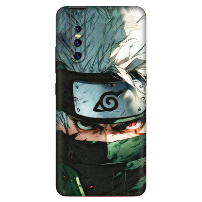 VIVO Z/V/X/T/U/S Series Phone Skins (All Models) - Kakashi Red Eye Focus - 3D Embossed Finish (L-227) Vivo V15 Pro