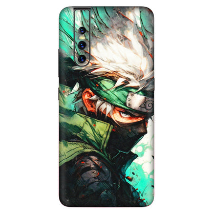 VIVO Z/V/X/T/U/S Series Phone Skins (All Models) - Kakashi Side Profile - 3D Embossed Finish (L-249) Vivo V15 Pro