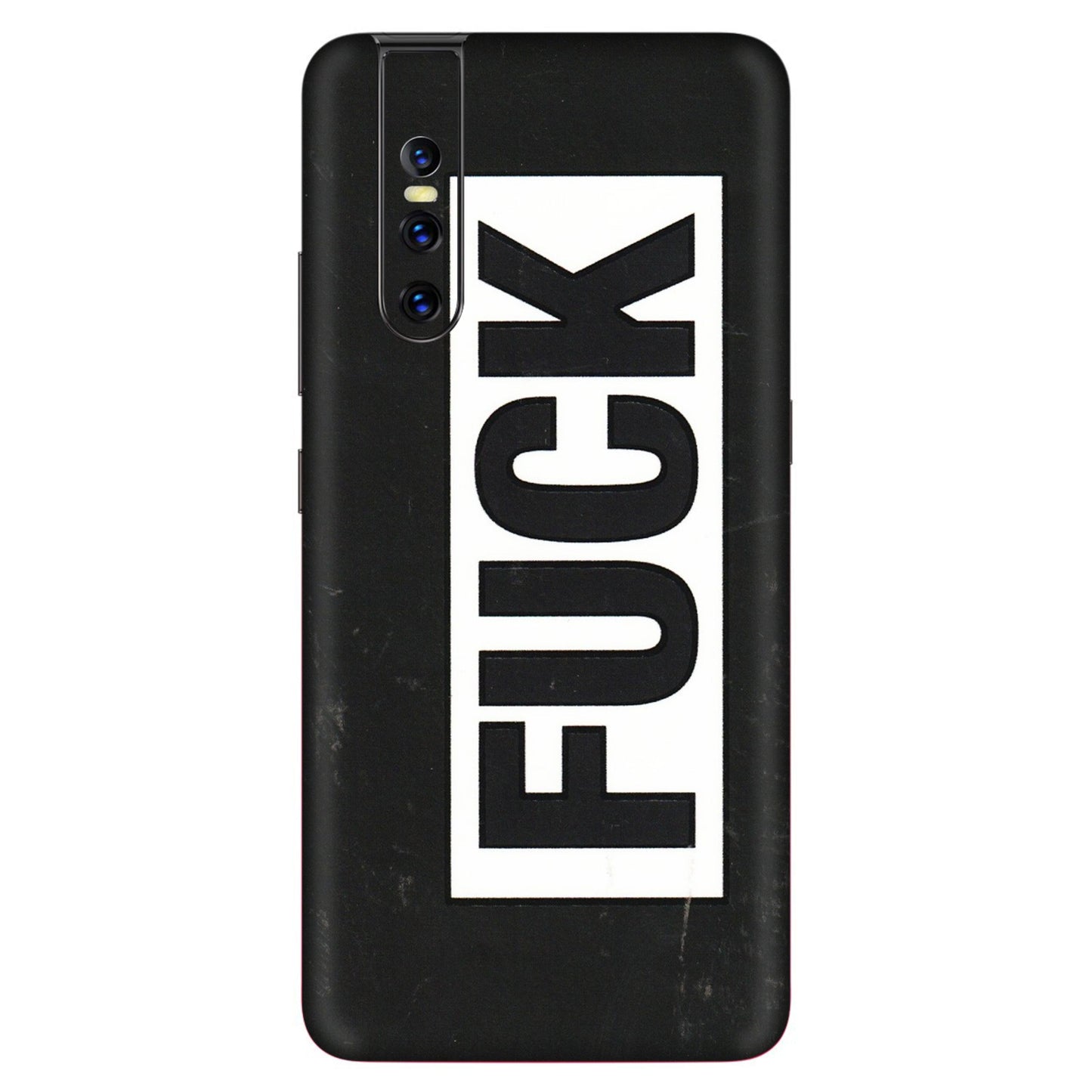 VIVO Z/V/X/T/U/S Series Phone Skins (All Models) - The F Word - 3D Embossed Finish (L-255) Vivo V15 Pro