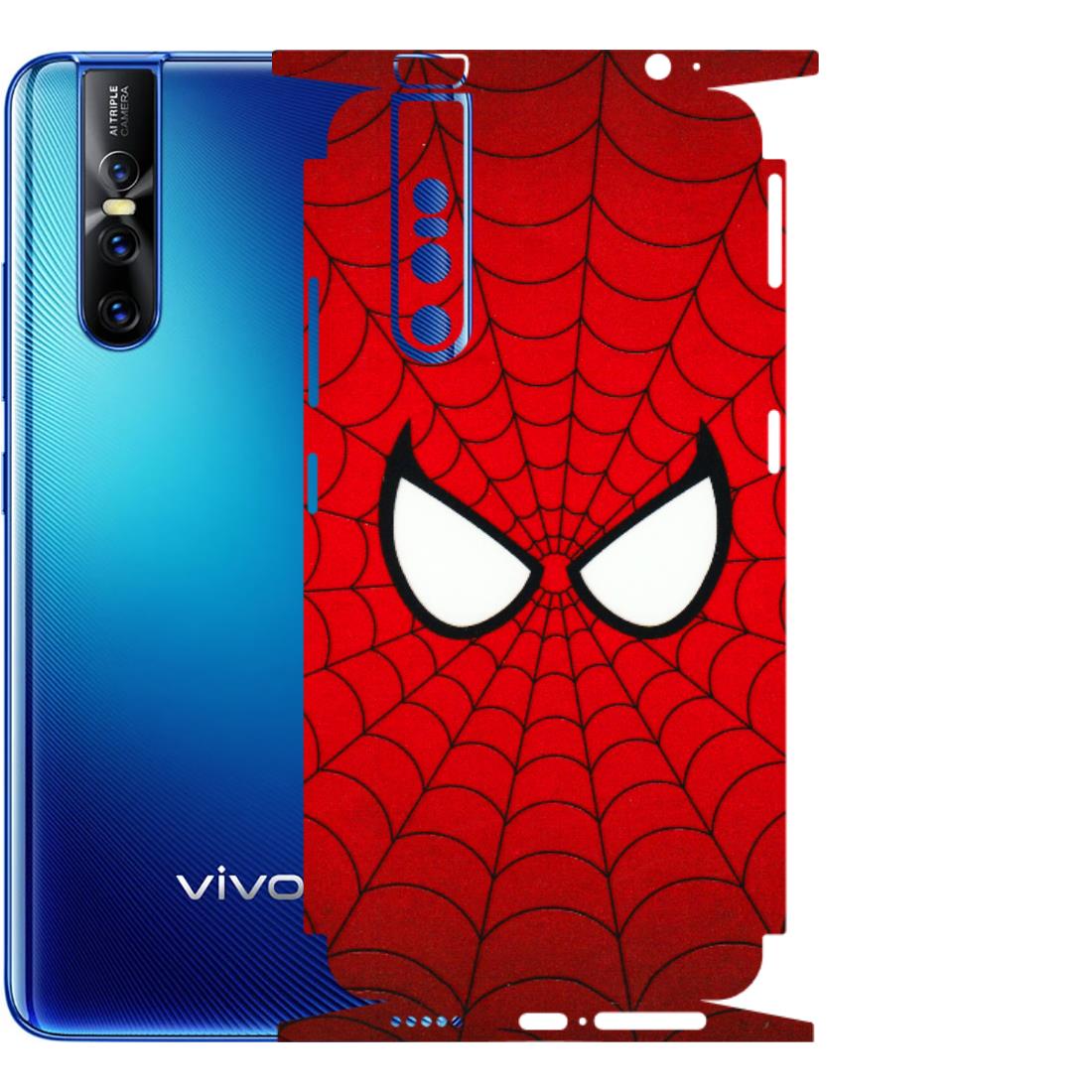 VIVO Z/V/X/T/U/S Series Phone Skins (All Models) - Spidey Eyes - 3D Embossed Finish (L-257) Vivo V15 Pro