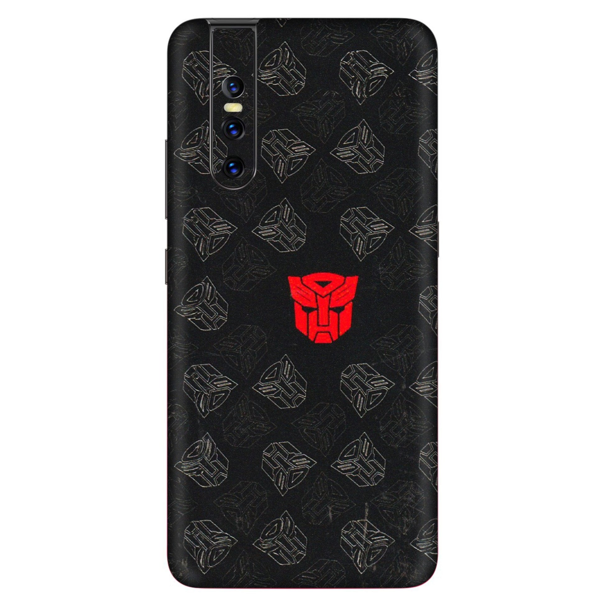 VIVO Z/V/X/T/U/S Series Phone Skins (All Models) - Transformers Devastation - 3D Embossed Finish (L-301) Vivo V15 Pro