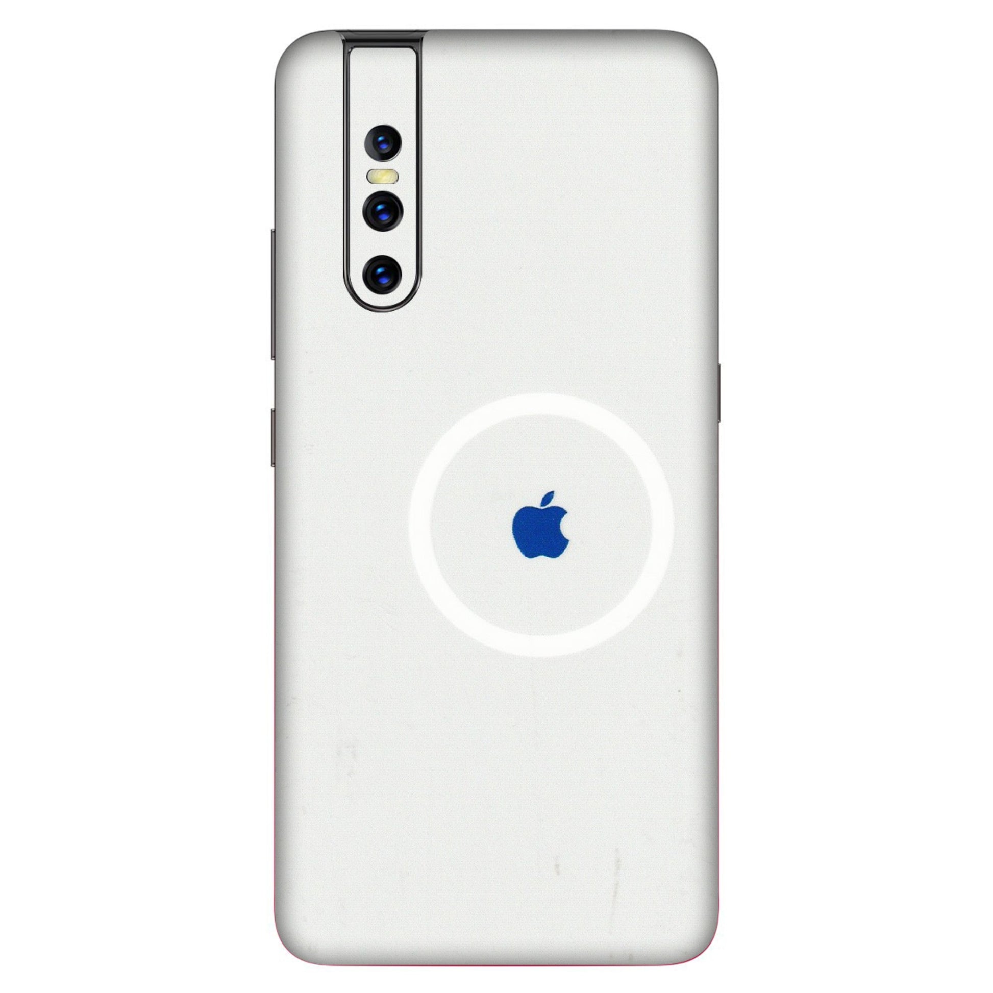 VIVO Z/V/X/T/U/S Series Phone Skins (All Models) - iPhone Magsafe Logo - 3D Embossed Finish (L-320) Vivo V15 Pro