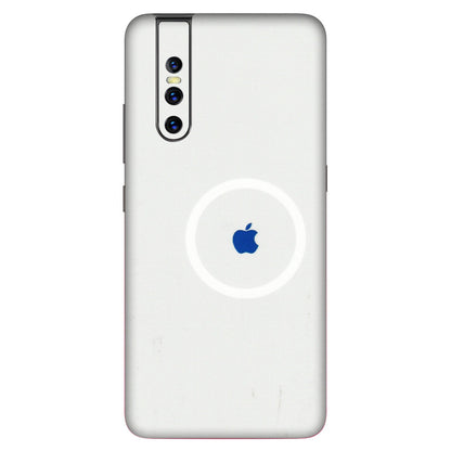 VIVO Z/V/X/T/U/S Series Phone Skins (All Models) - iPhone Magsafe Logo - 3D Embossed Finish (L-320) Vivo V15 Pro