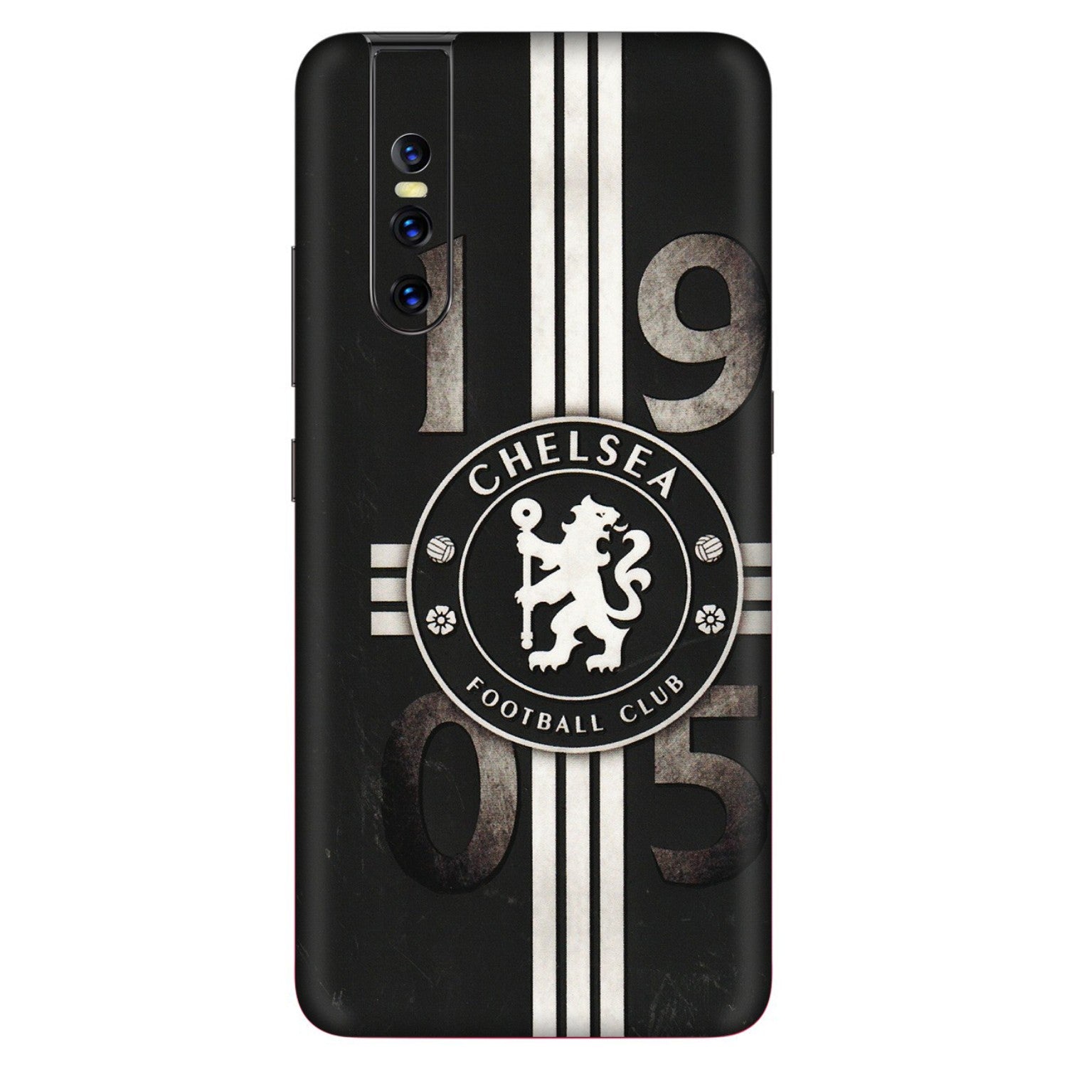 VIVO Z/V/X/T/U/S Series Phone Skins (All Models) - Chelsea Fan Club - 3D Embossed Finish (L-36) Vivo V15 Pro