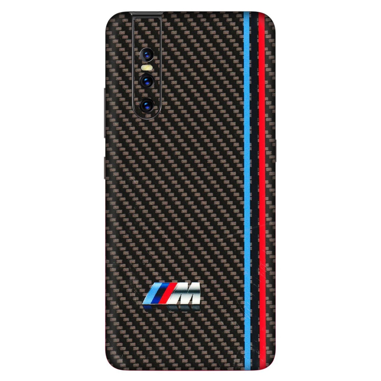 VIVO Z/V/X/T/U/S Series Phone Skins (All Models) - BM Carbon Fiber Feels - 3D Embossed Finish (L-38) Vivo V15 Pro