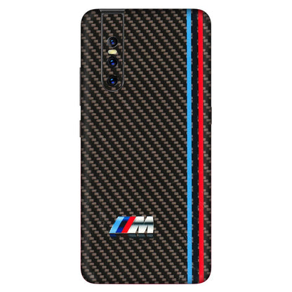 VIVO Z/V/X/T/U/S Series Phone Skins (All Models) - BM Carbon Fiber Feels - 3D Embossed Finish (L-38) Vivo V15 Pro