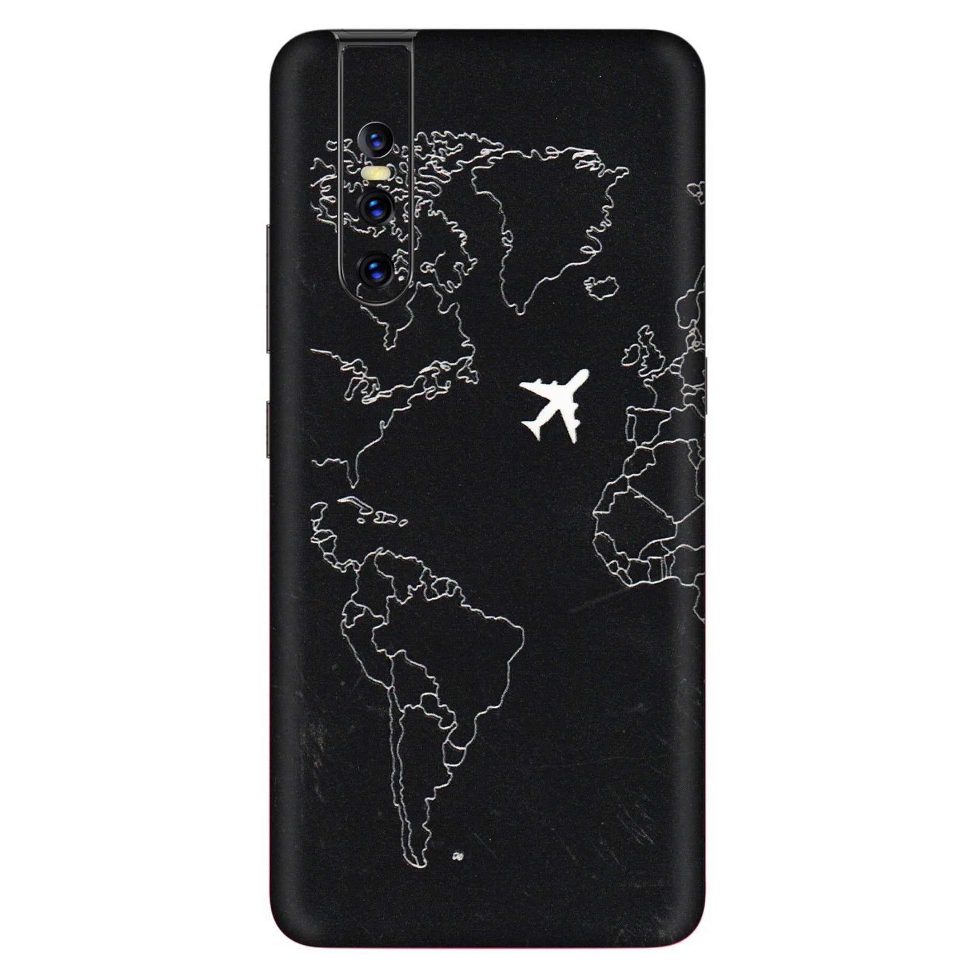 VIVO Z/V/X/T/U/S Series Phone Skins (All Models) - Never Ending Travel - 3D Embossed Finish (L-79) Vivo V15 Pro