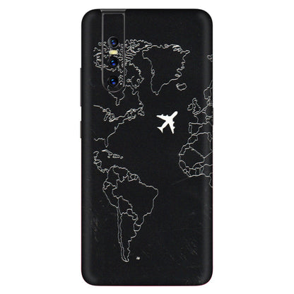 VIVO Z/V/X/T/U/S Series Phone Skins (All Models) - Never Ending Travel - 3D Embossed Finish (L-79) Vivo V15 Pro