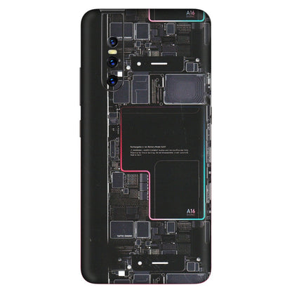 VIVO Z/V/X/T/U/S Series Phone Skins (All Models) - Motherboard Circuit Layout - Matte Finish (M-117) Vivo V15 Pro