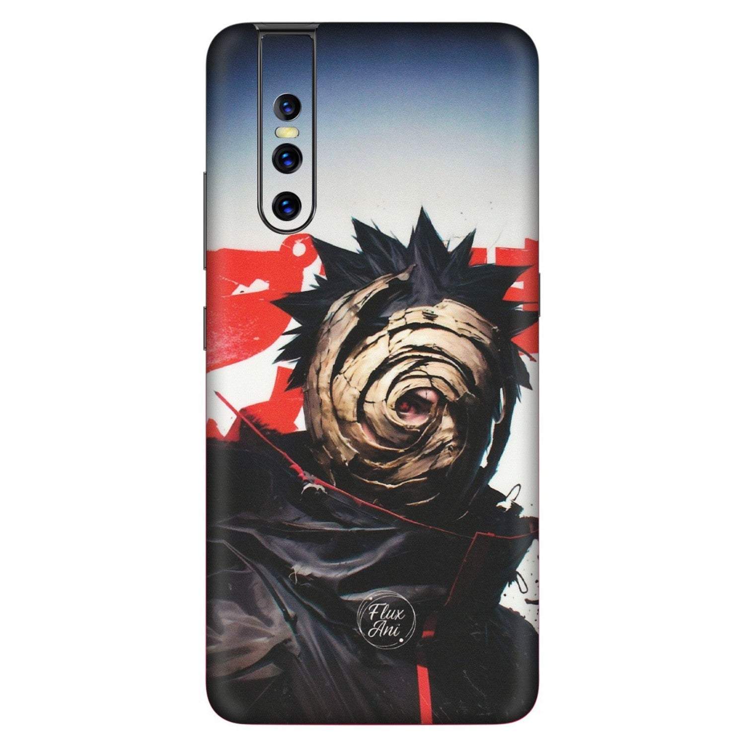 VIVO Z/V/X/T/U/S Series Phone Skins (All Models) - Obito Uchiha Cool Anime - Matte Finish (M-134) Vivo V15 Pro
