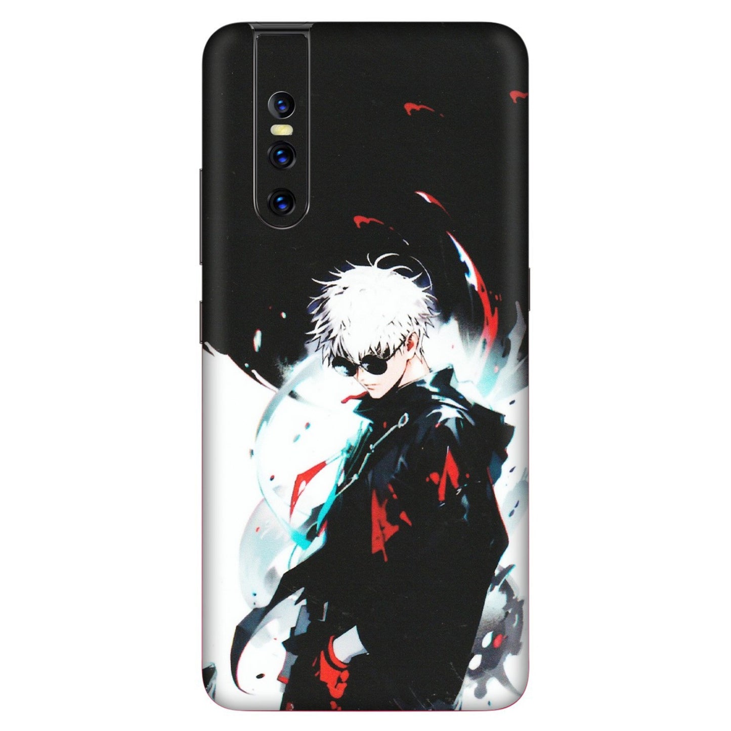 VIVO Z/V/X/T/U/S Series Phone Skins (All Models) - Gojo Powerful Charater Kaisen Anime - Matte Finish (M-144) Vivo V15 Pro