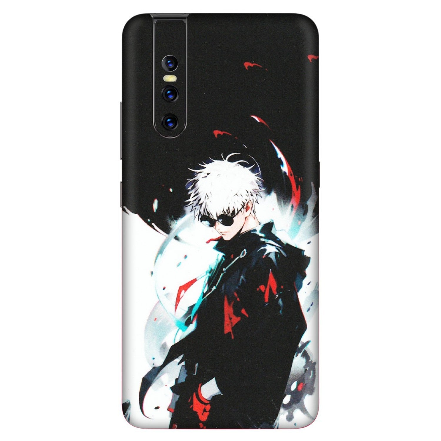 VIVO Z/V/X/T/U/S Series Phone Skins (All Models) - Gojo Powerful Charater Kaisen Anime - Matte Finish (M-144) Vivo V15 Pro