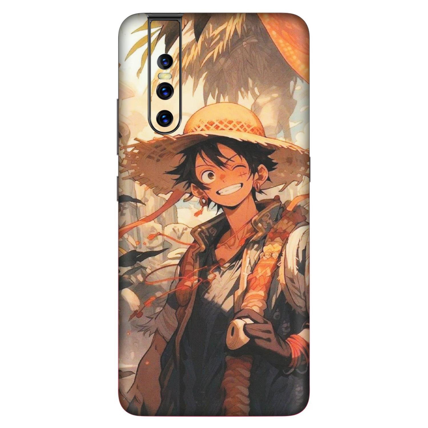 VIVO Z/V/X/T/U/S Series Phone Skins (All Models) - Anime Character Smile - Matte Finish (M-33) Vivo V15 Pro