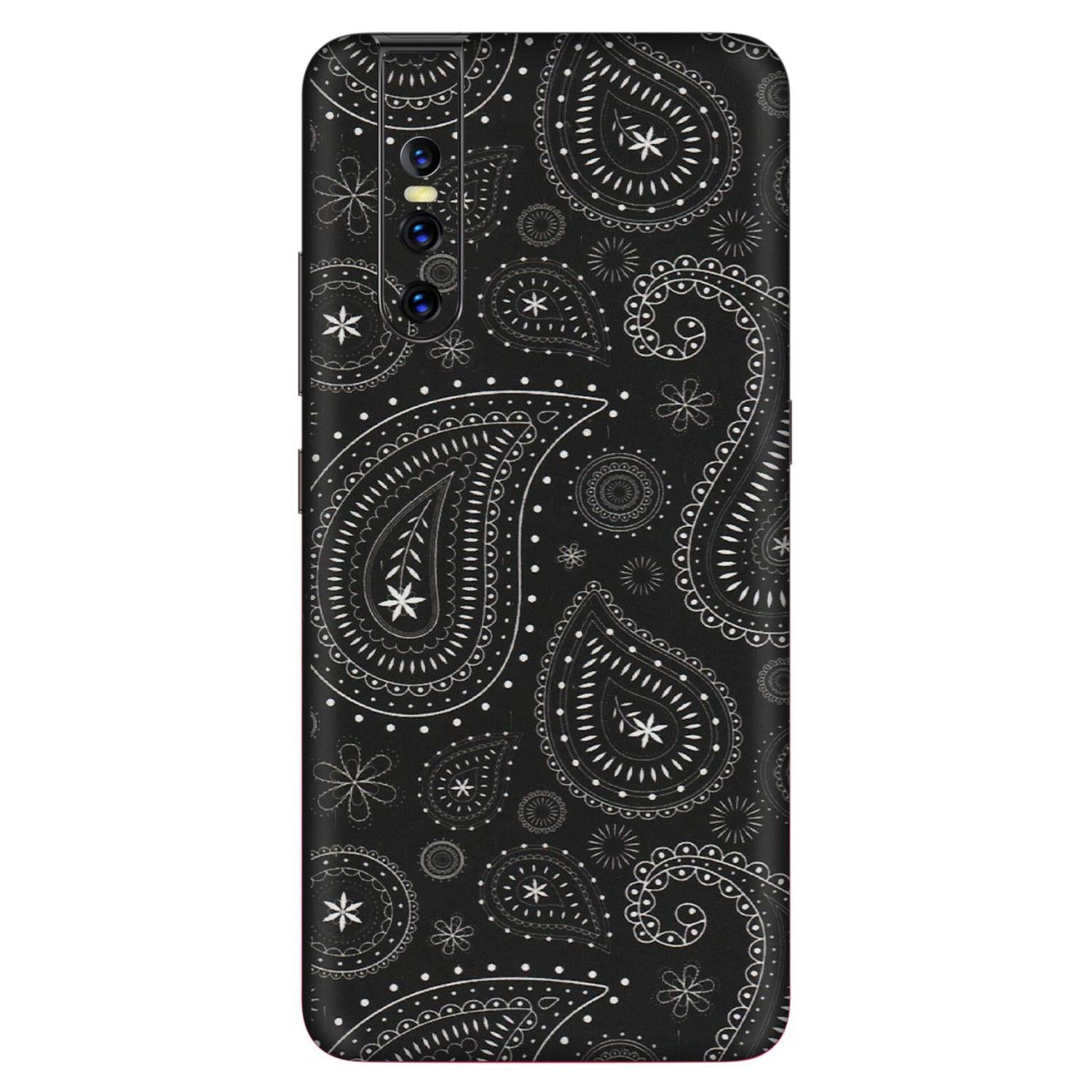 VIVO Z/V/X/T/U/S Series Phone Skins (All Models) - Black Sober Kerry - Matte Finish (M-37) Vivo V15 Pro