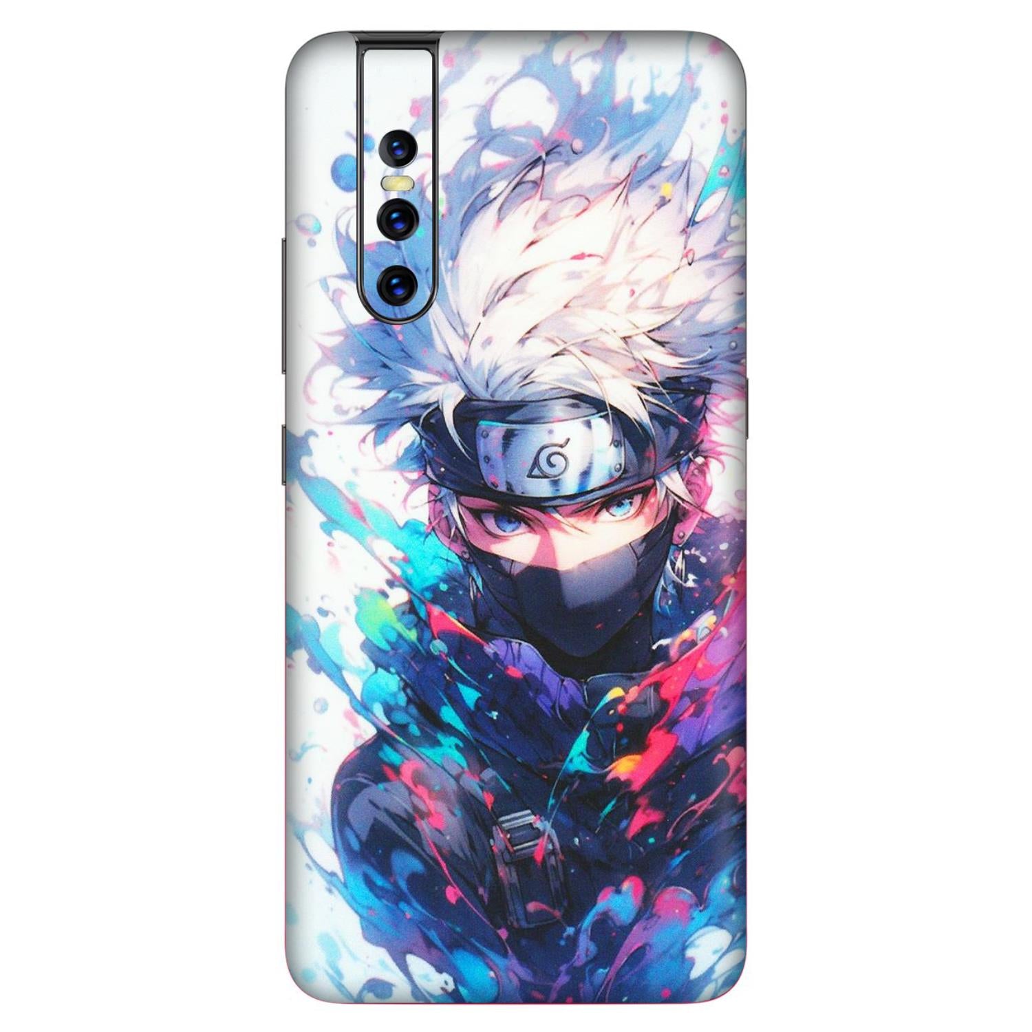 VIVO Z/V/X/T/U/S Series Phone Skins (All Models) - Naruto Face Mask - Matte Finish (M-03) Vivo V15 Pro