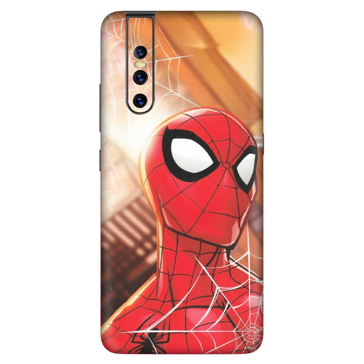 VIVO Z/V/X/T/U/S Series Phone Skins (All Models) - Spiderman Face New - Matte Finish (M-41) Vivo V15 Pro