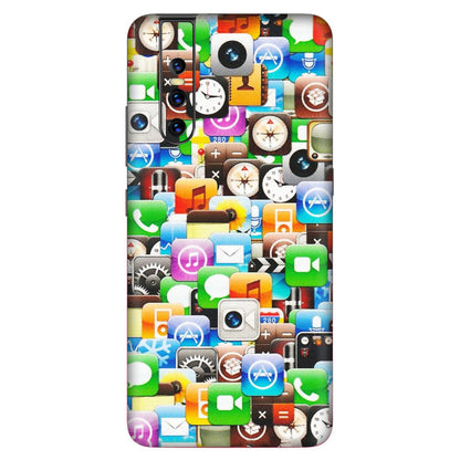 VIVO Z/V/X/T/U/S Series Phone Skins (All Models) - All Apple Icons - Matte Finish (M-93) Vivo V15 Pro