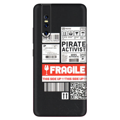 VIVO Z/V/X/T/U/S Series Phone Skins (All Models) - Handle With Care - Matte Finish (M-99) Vivo V15 Pro