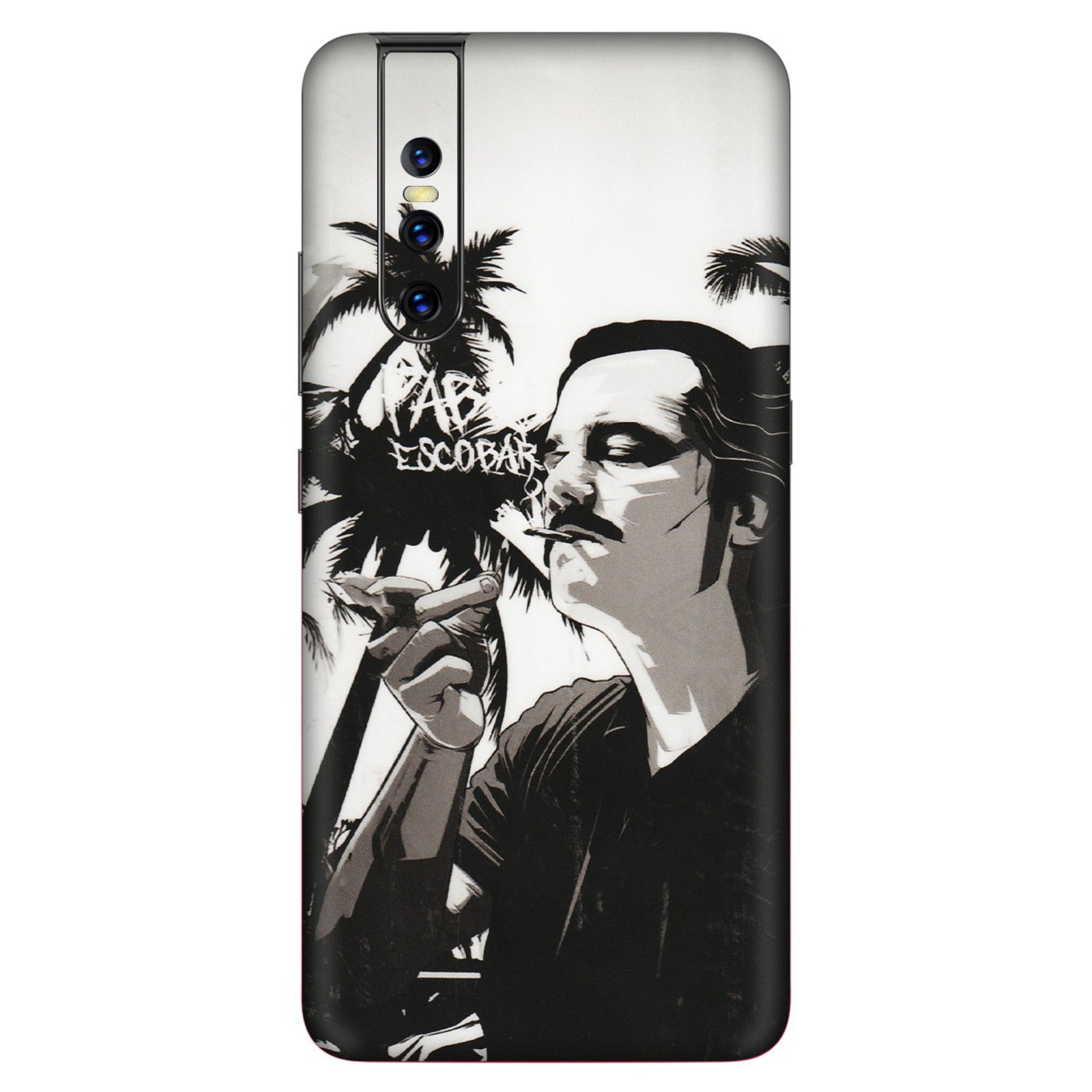 VIVO Z/V/X/T/U/S Series Phone Skins (All Models) - Pab Escobar - Transparent Finish (T-05) Vivo V15 Pro
