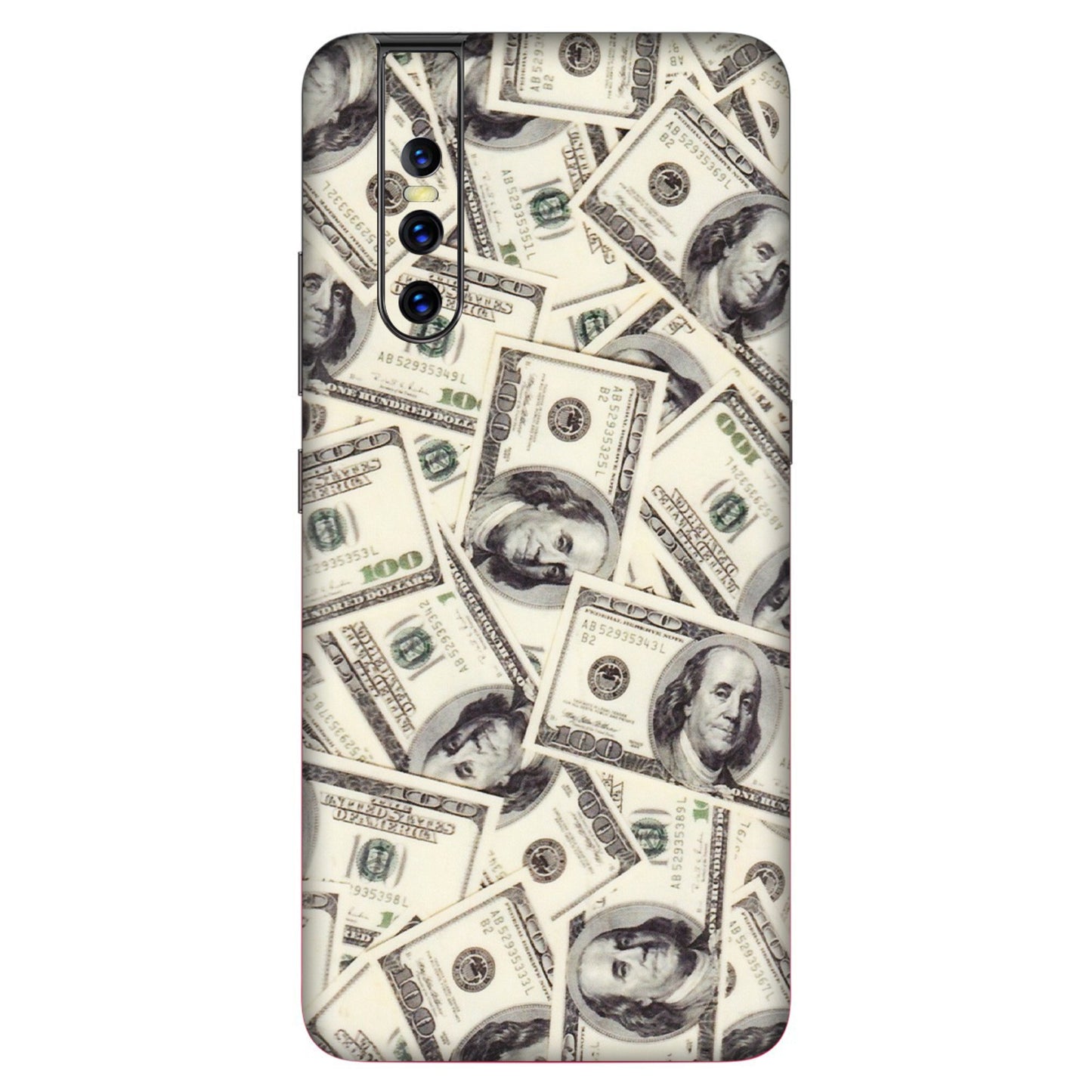 VIVO Z/V/X/T/U/S Series Phone Skins (All Models) - Dollar Lover - Transparent Finish (T-17) Vivo V15 Pro