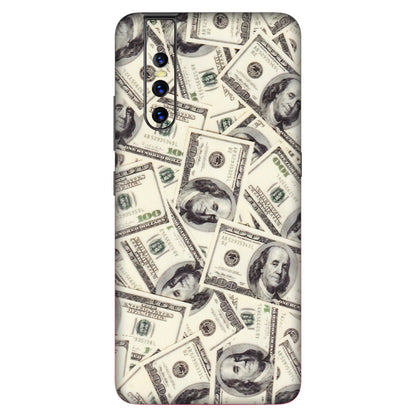 VIVO Z/V/X/T/U/S Series Phone Skins (All Models) - Dollar Lover - Transparent Finish (T-17) Vivo V15 Pro