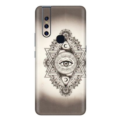 VIVO Z/V/X/T/U/S Series Phone Skins (All Models) - Illuminati Great Eye - Transparent Finish (T-14) Vivo V15