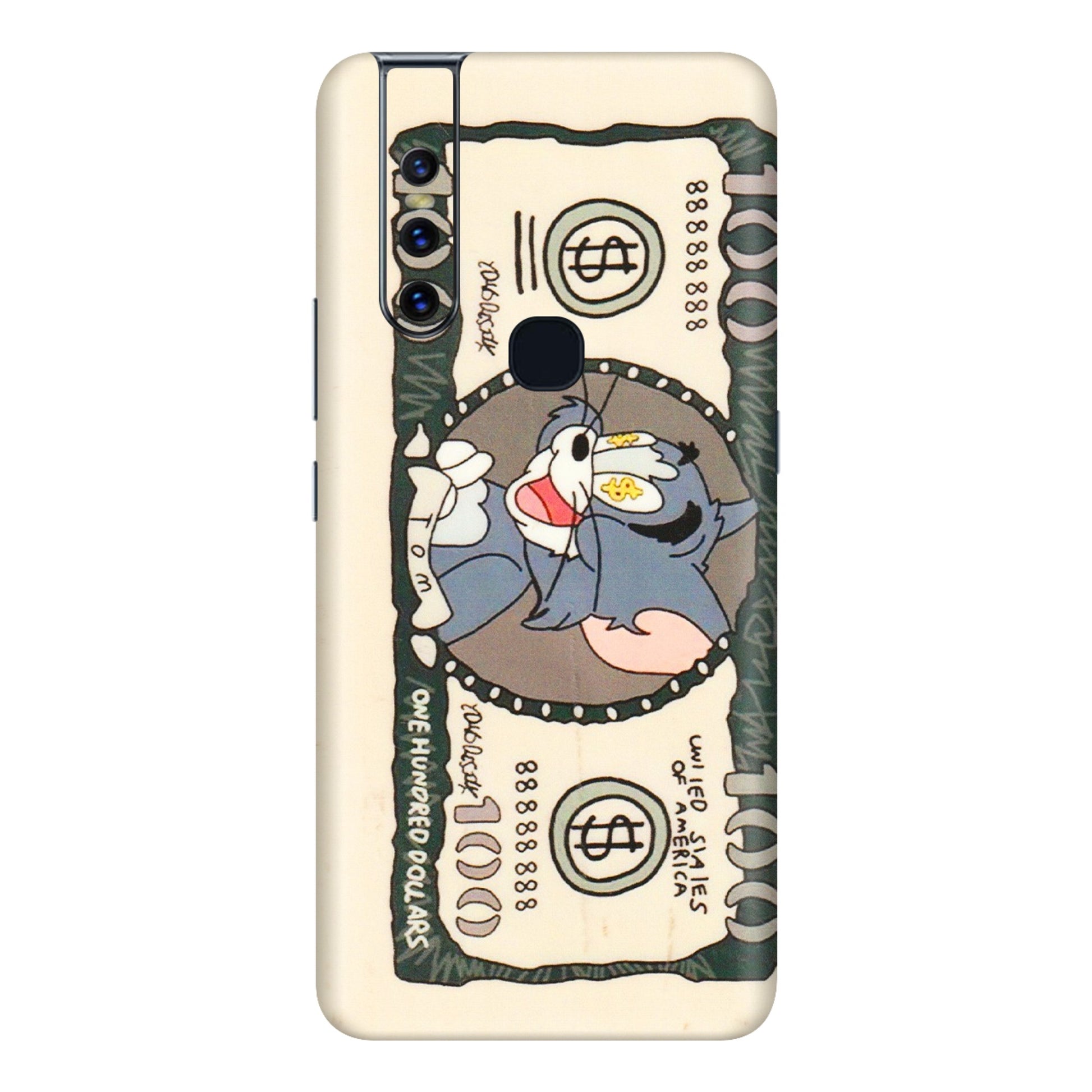 VIVO Z/V/X/T/U/S Series Phone Skins (All Models) - One Hundred Dollar Tom - Transparent Finish (T-16) Vivo V15