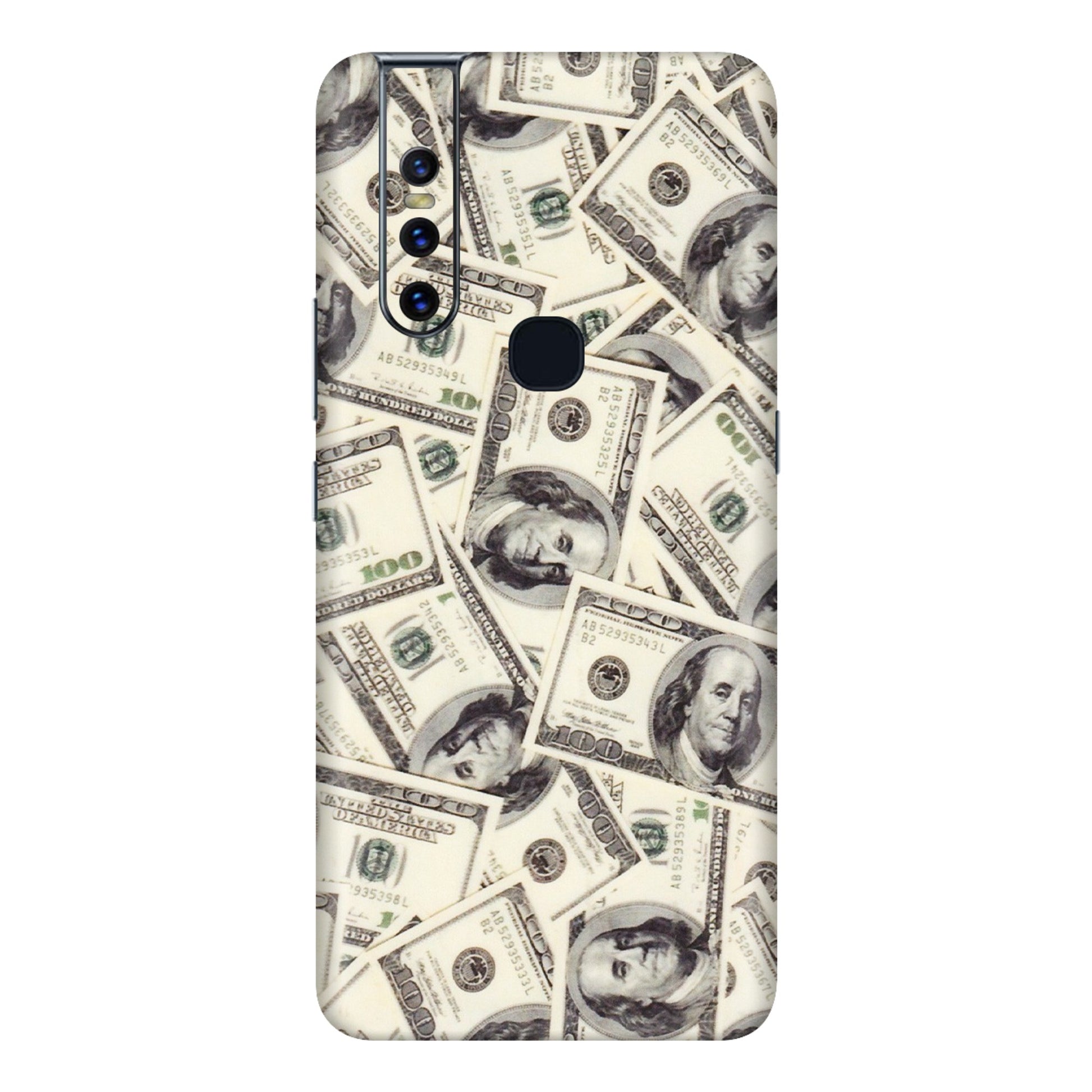 VIVO Z/V/X/T/U/S Series Phone Skins (All Models) - Dollar Lover - Transparent Finish (T-17) Vivo V15