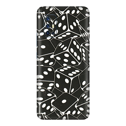 VIVO Z/V/X/T/U/S Series Phone Skins (All Models) - Big Black Dices - 3D Embossed Finish (L-106) Vivo V17