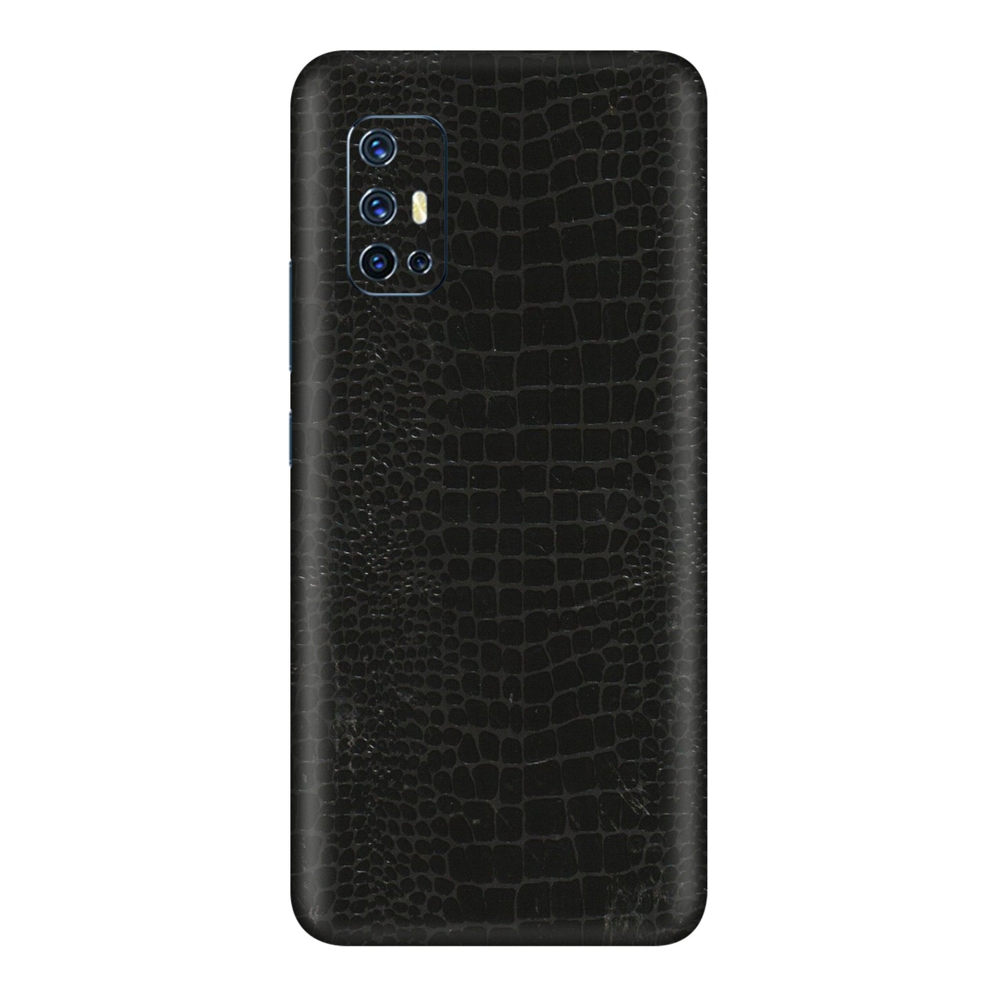 VIVO Z/V/X/T/U/S Series Phone Skins (All Models) - Snake Leather Black - 3D Embossed Finish (L-107) Vivo V17