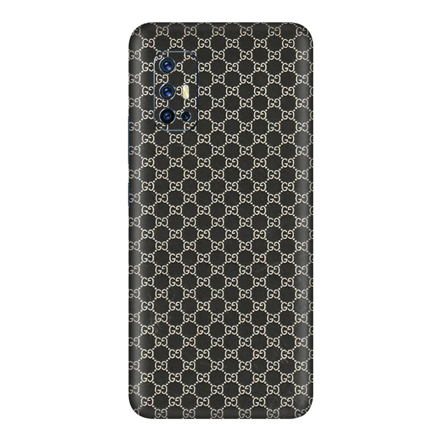 VIVO Z/V/X/T/U/S Series Phone Skins (All Models) - Black G Print - 3D Embossed Finish (L-109) Vivo V17