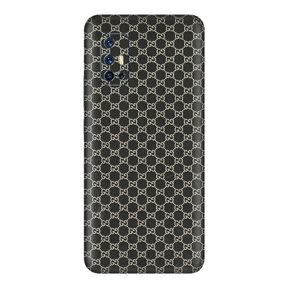 VIVO Z/V/X/T/U/S Series Phone Skins (All Models) - Black G Print - 3D Embossed Finish (L-109) Vivo V17
