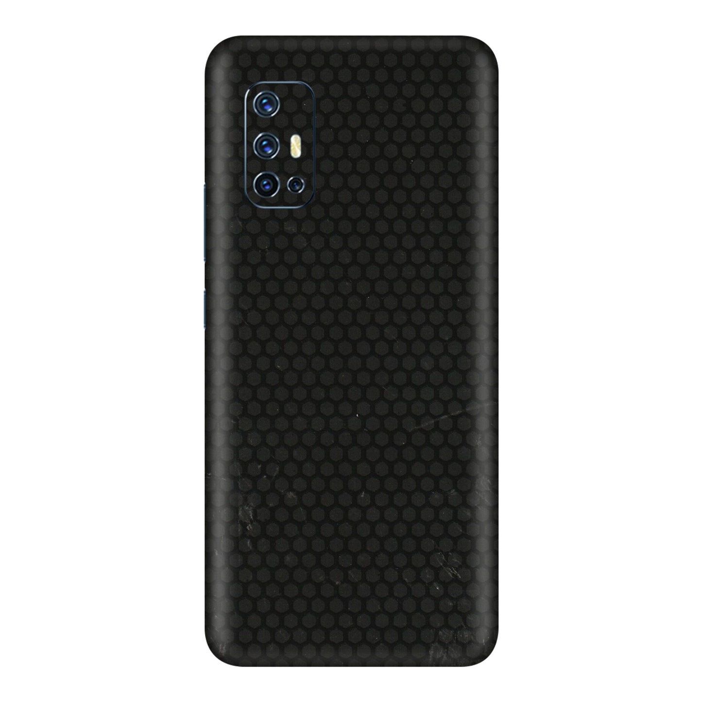 VIVO Z/V/X/T/U/S Series Phone Skins (All Models) - Black honeycomb - 3D Embossed Finish (L-114) Vivo V17