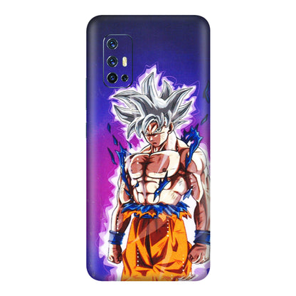 VIVO Z/V/X/T/U/S Series Phone Skins (All Models) - Goku Purple Anime - 3D Embossed Finish (L-147) Vivo V17
