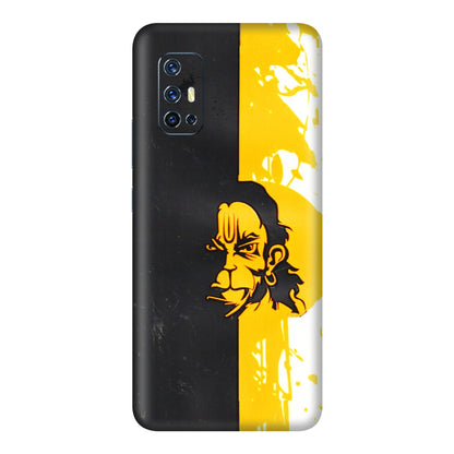 VIVO Z/V/X/T/U/S Series Phone Skins (All Models) - Bajrangbali - 3D Embossed Finish (L-151) Vivo V17