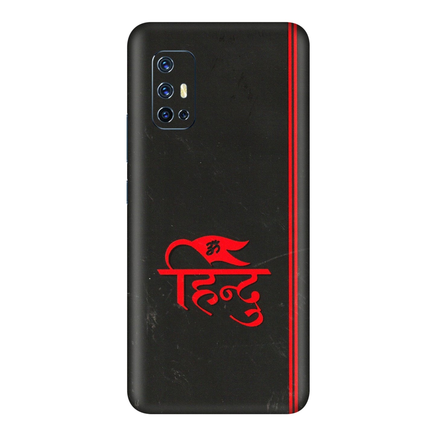 VIVO Z/V/X/T/U/S Series Phone Skins (All Models) - Hindu Black - 3D Embossed Finish (L-153) Vivo V17