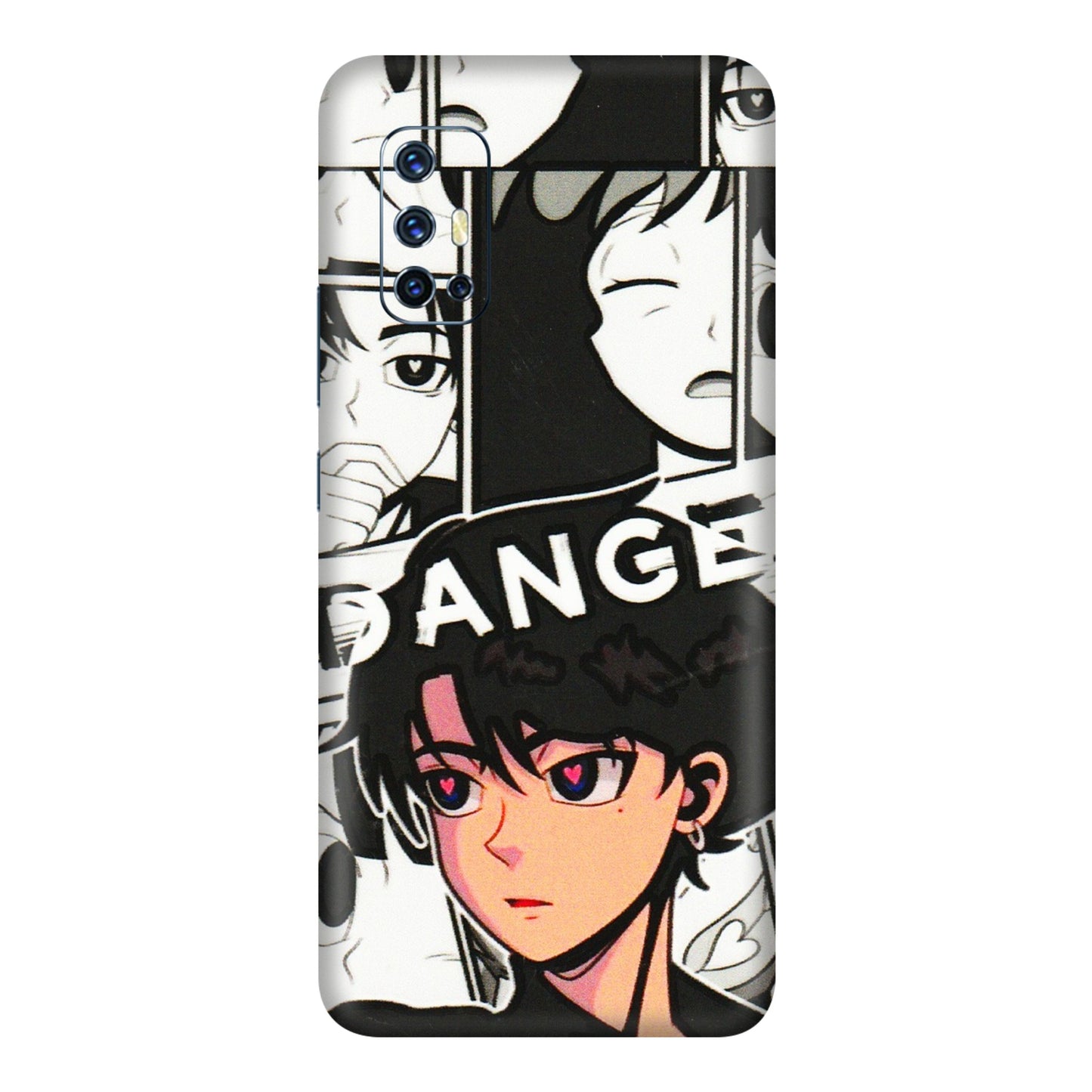 VIVO Z/V/X/T/U/S Series Phone Skins (All Models) - Danger Anime - 3D Embossed Finish (L-155) Vivo V17