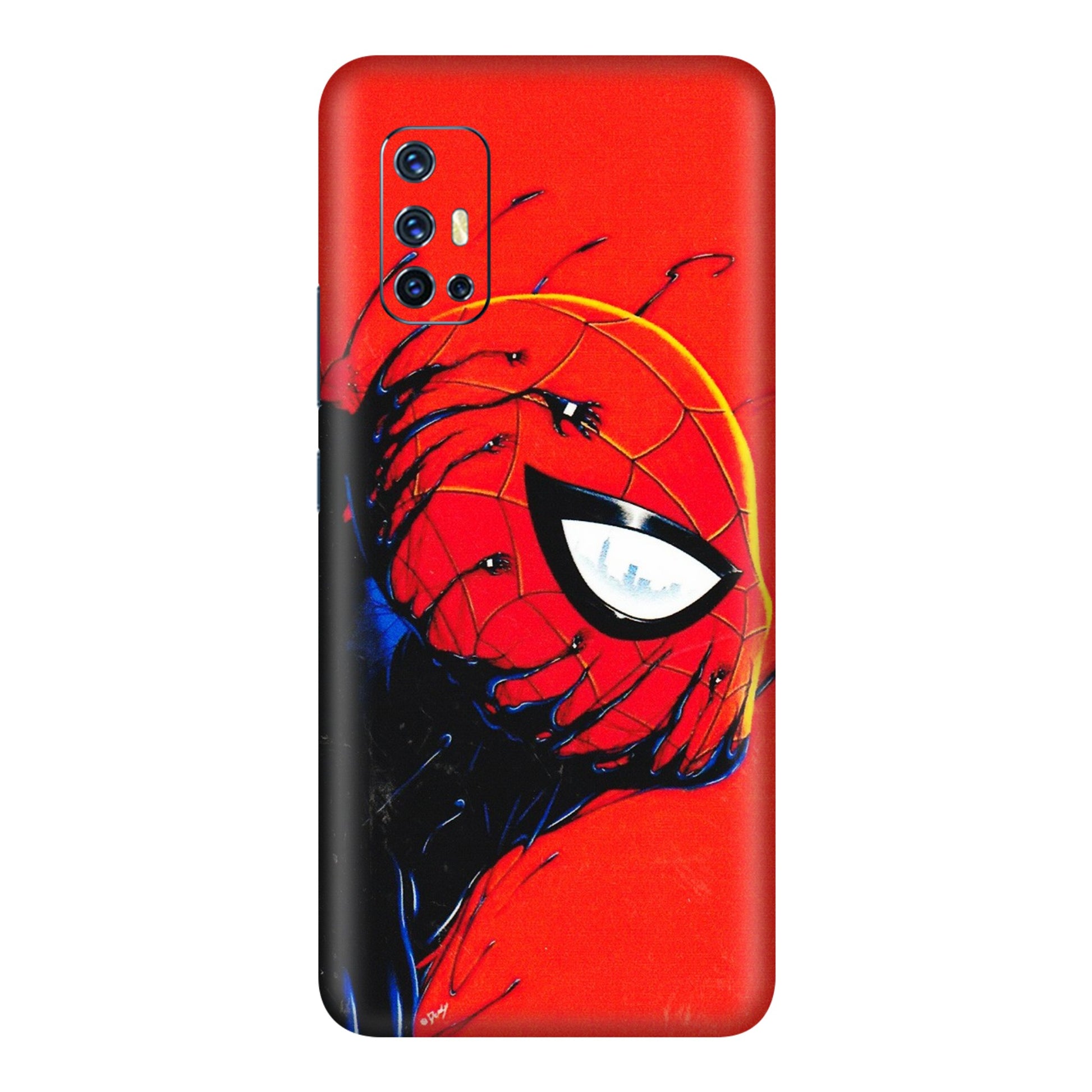 VIVO Z/V/X/T/U/S Series Phone Skins (All Models) - Spiderman Face Venom - 3D Embossed Finish (L-165) Vivo V17