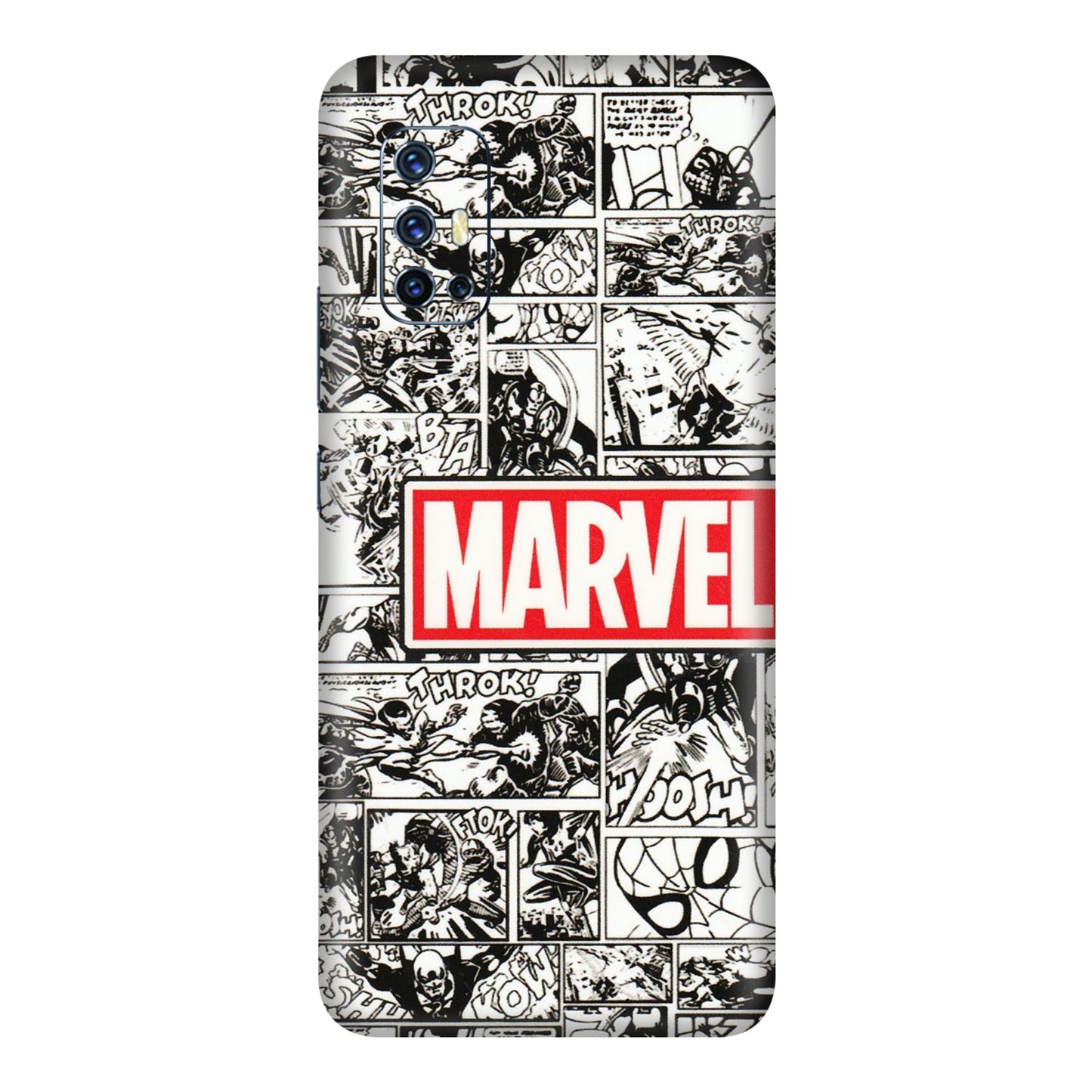VIVO Z/V/X/T/U/S Series Phone Skins (All Models) - Marvel Comic - 3D Embossed Finish (L-171) Vivo V17
