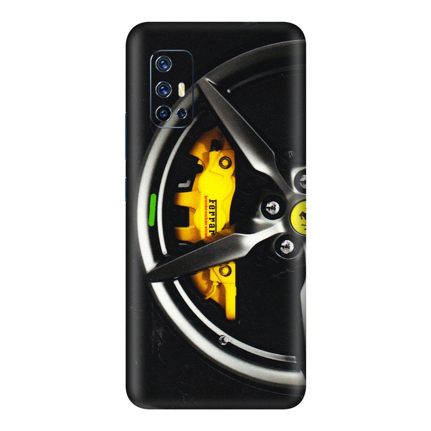 VIVO Z/V/X/T/U/S Series Phone Skins (All Models) - Ferrari Wheel Alloy - 3D Embossed Finish (L-173) Vivo V17