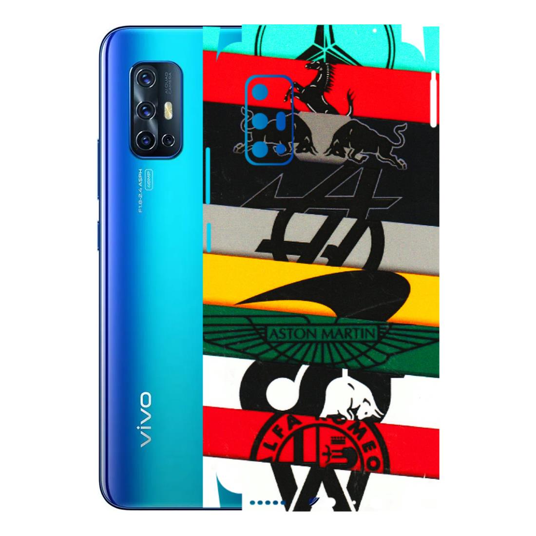 VIVO Z/V/X/T/U/S Series Phone Skins (All Models) - Multi Designer Brands - 3D Embossed Finish (L-187) Vivo V17