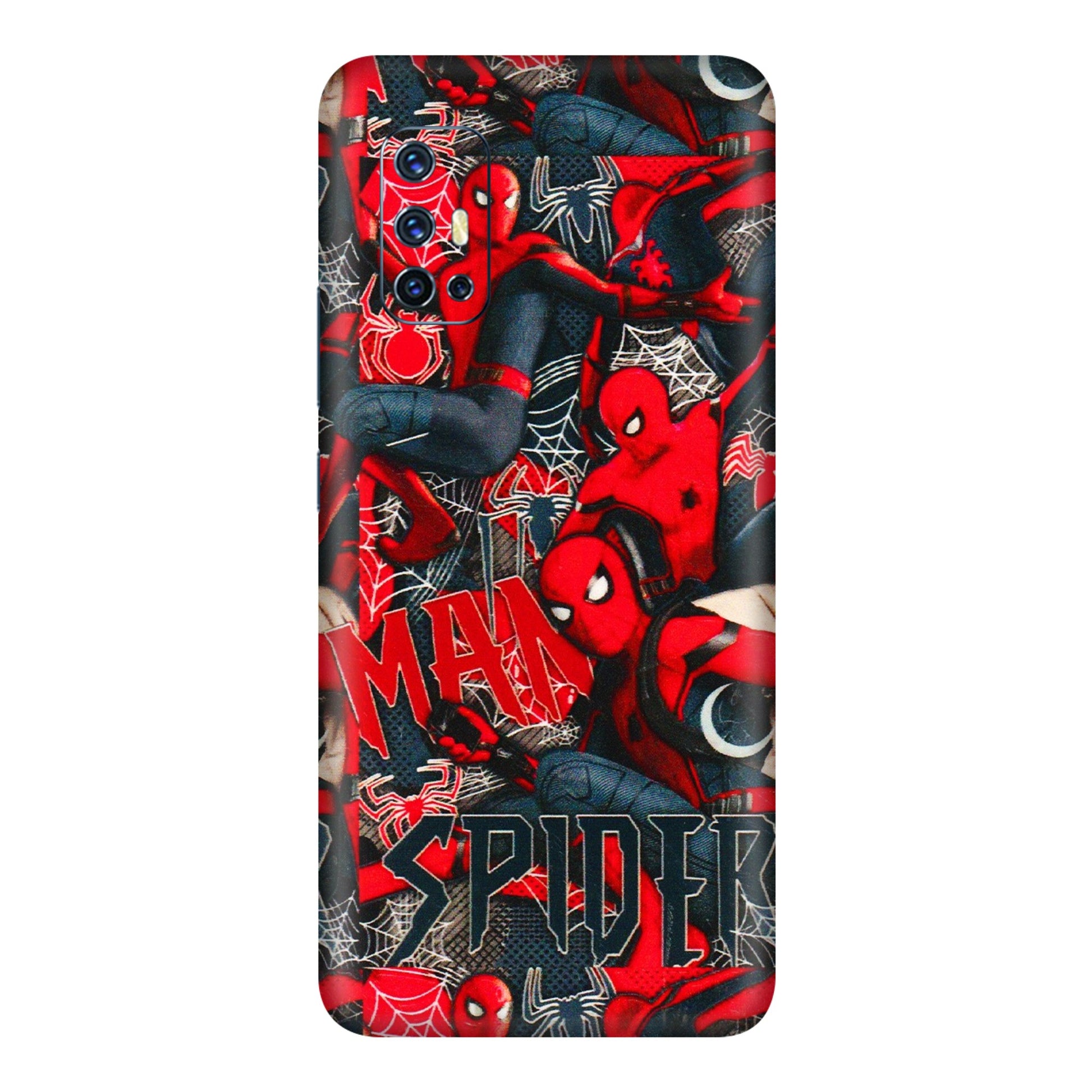 VIVO Z/V/X/T/U/S Series Phone Skins (All Models) - SpiderMan Cool - 3D Embossed Finish (L-188) Vivo V17